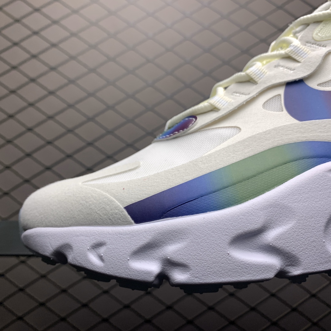 190 Nike Max 270 React 混合科技半掌气垫跑步鞋 CT5064-100