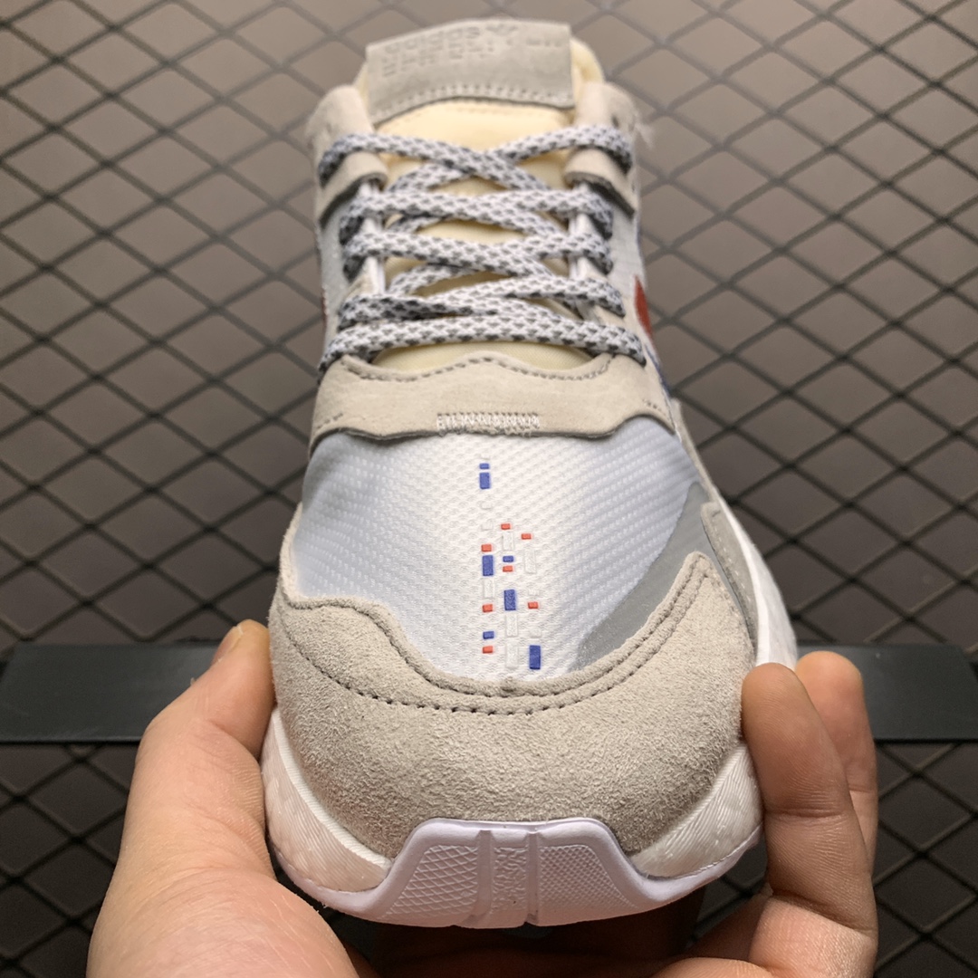 220  Adidas 阿迪达斯 Nite Jogger Boost 夜行者真爆大底复古跑鞋 FV3586