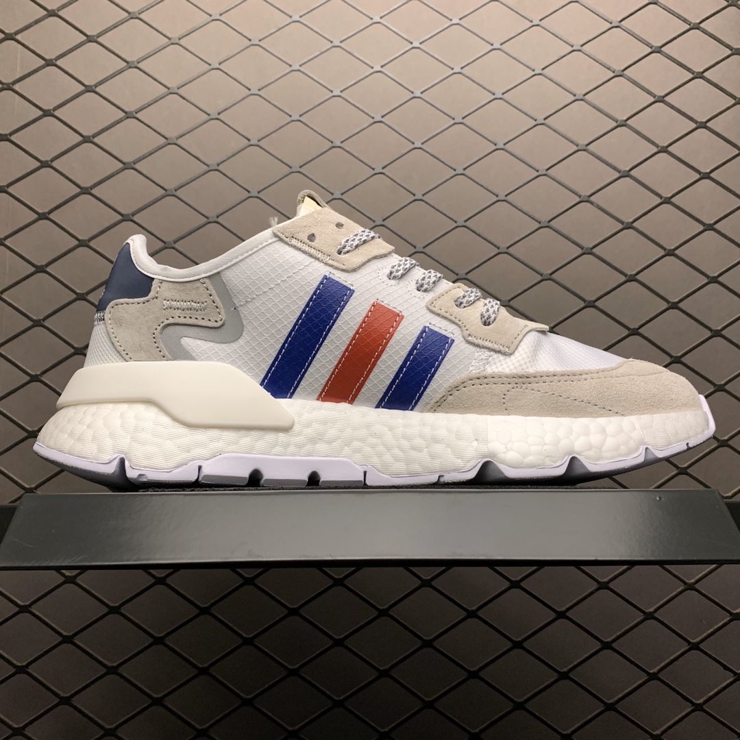 220  Adidas 阿迪达斯 Nite Jogger Boost 夜行者真爆大底复古跑鞋 FV3586