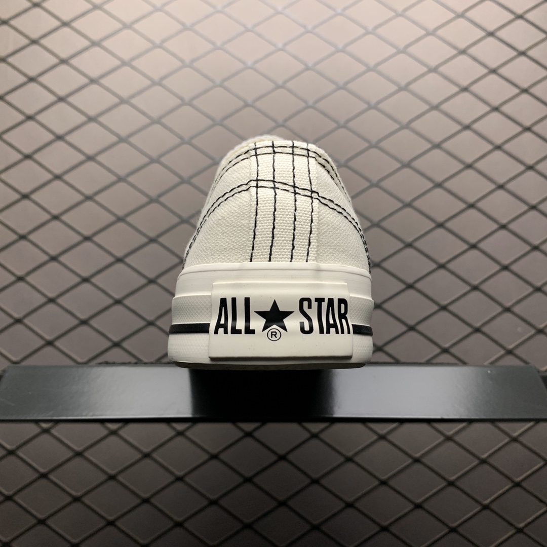 140 Converse 匡威 All star stltchlnng hi 车缝线限定款 帆布低帮休闲板鞋