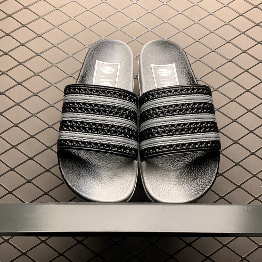 90 Adidas 阿迪达斯 Runner PK 男子夏季休闲潮流拖鞋 G13389 沙滩凉鞋