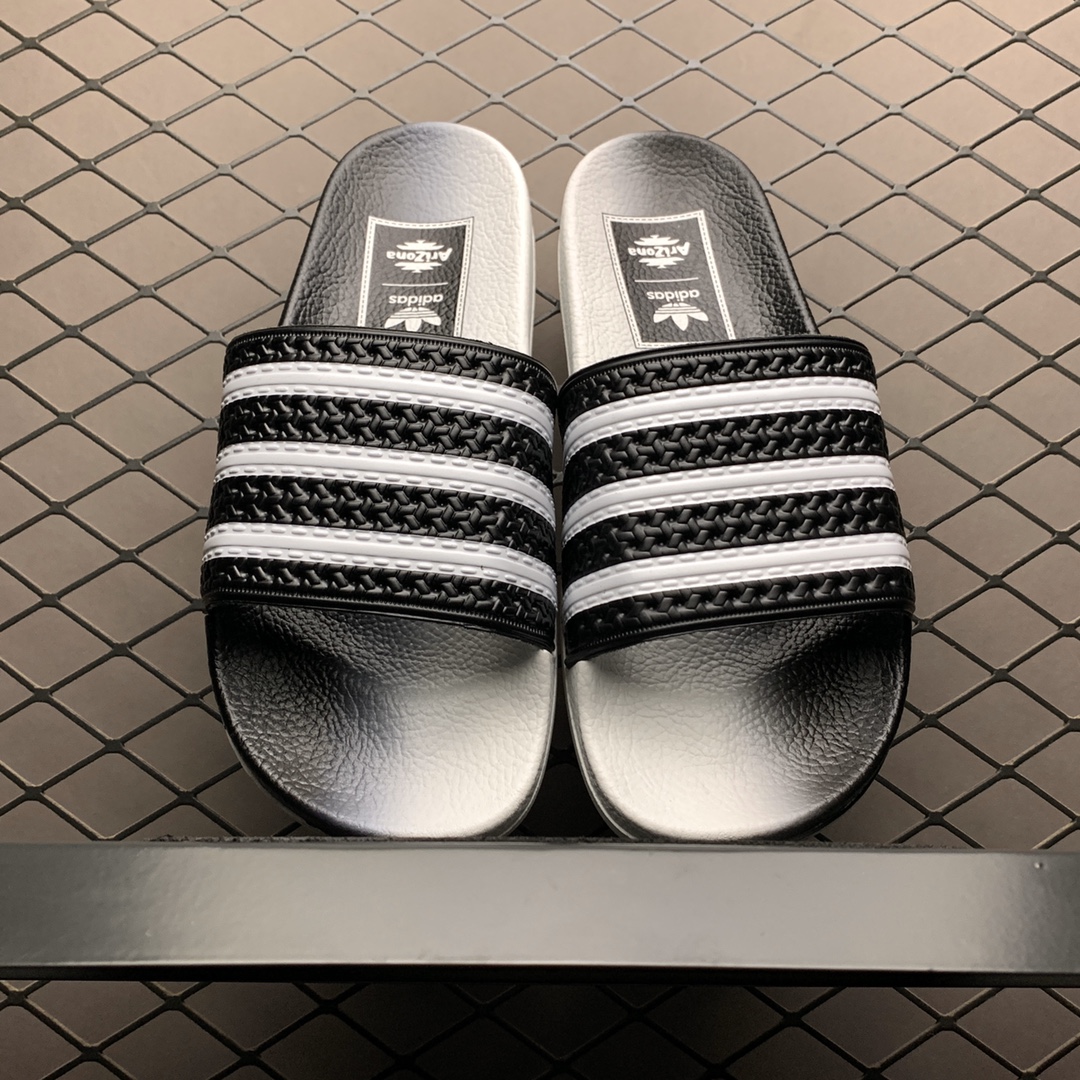 90 Adidas 阿迪达斯 Runner PK 男子夏季休闲潮流拖鞋 G13389 沙滩凉鞋