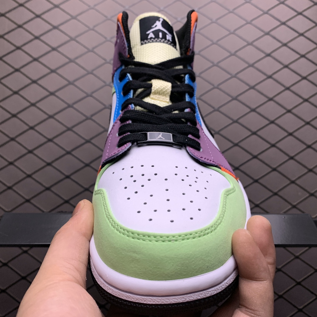 260 Air Jordan 1 MID AJ1乔1中帮文化休闲运动板鞋 CW1140-100