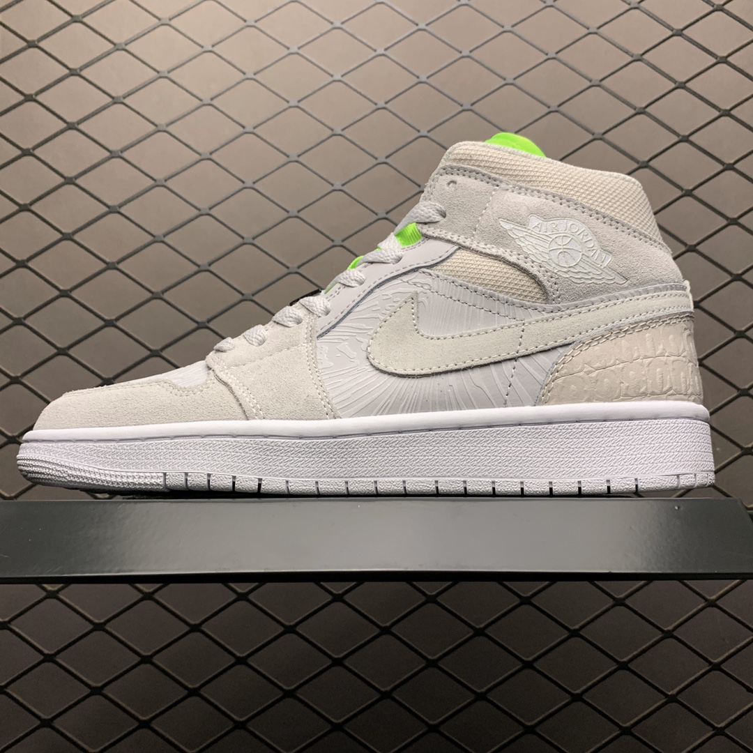 260 Air Jordan 1 MID AJ1乔1中帮文化休闲运动板鞋 CV3018-001