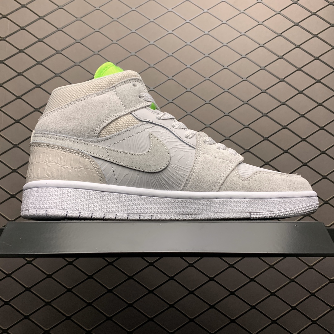 260 Air Jordan 1 MID AJ1乔1中帮文化休闲运动板鞋 CV3018-001