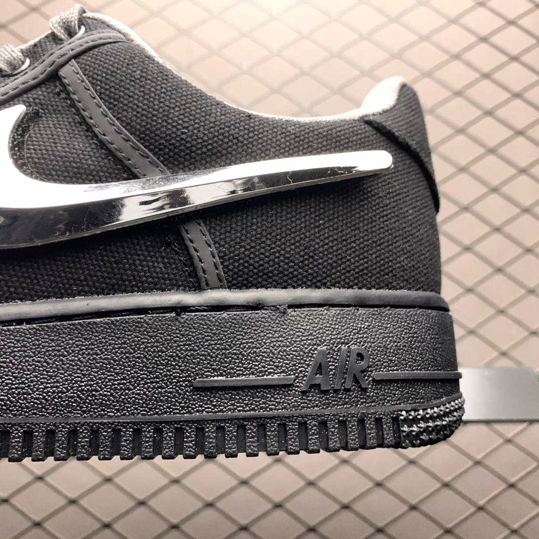 240 新版本 Travis Scott x Nike Air Force 1 AF1 AQ4211-001 TS超限量联名 空军一号低帮休闲运动板鞋