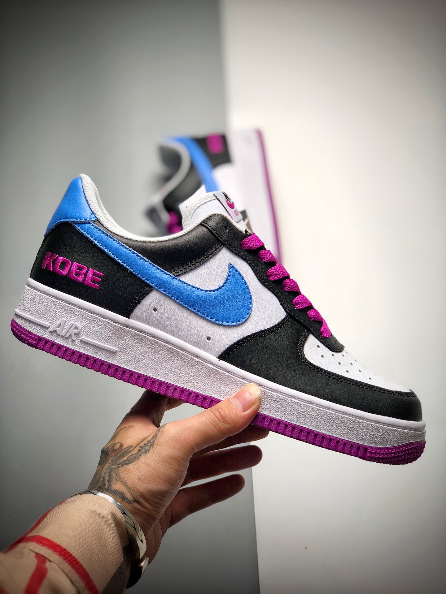220 Nike Air Force 1 x Kobe 科比纪念版 空军一号低帮运动休闲板鞋 AQ8741-608