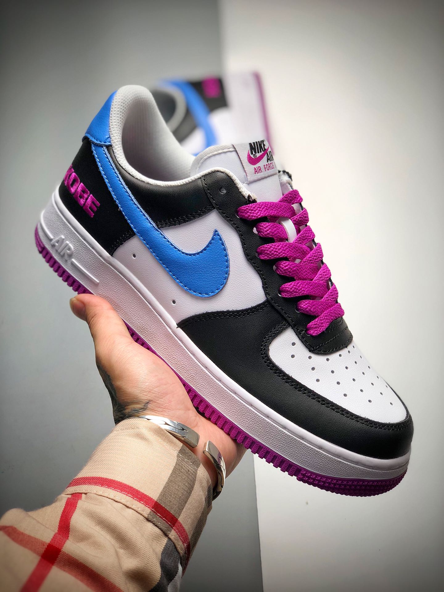 220 Nike Air Force 1 x Kobe 科比纪念版 空军一号低帮运动休闲板鞋 AQ8741-608