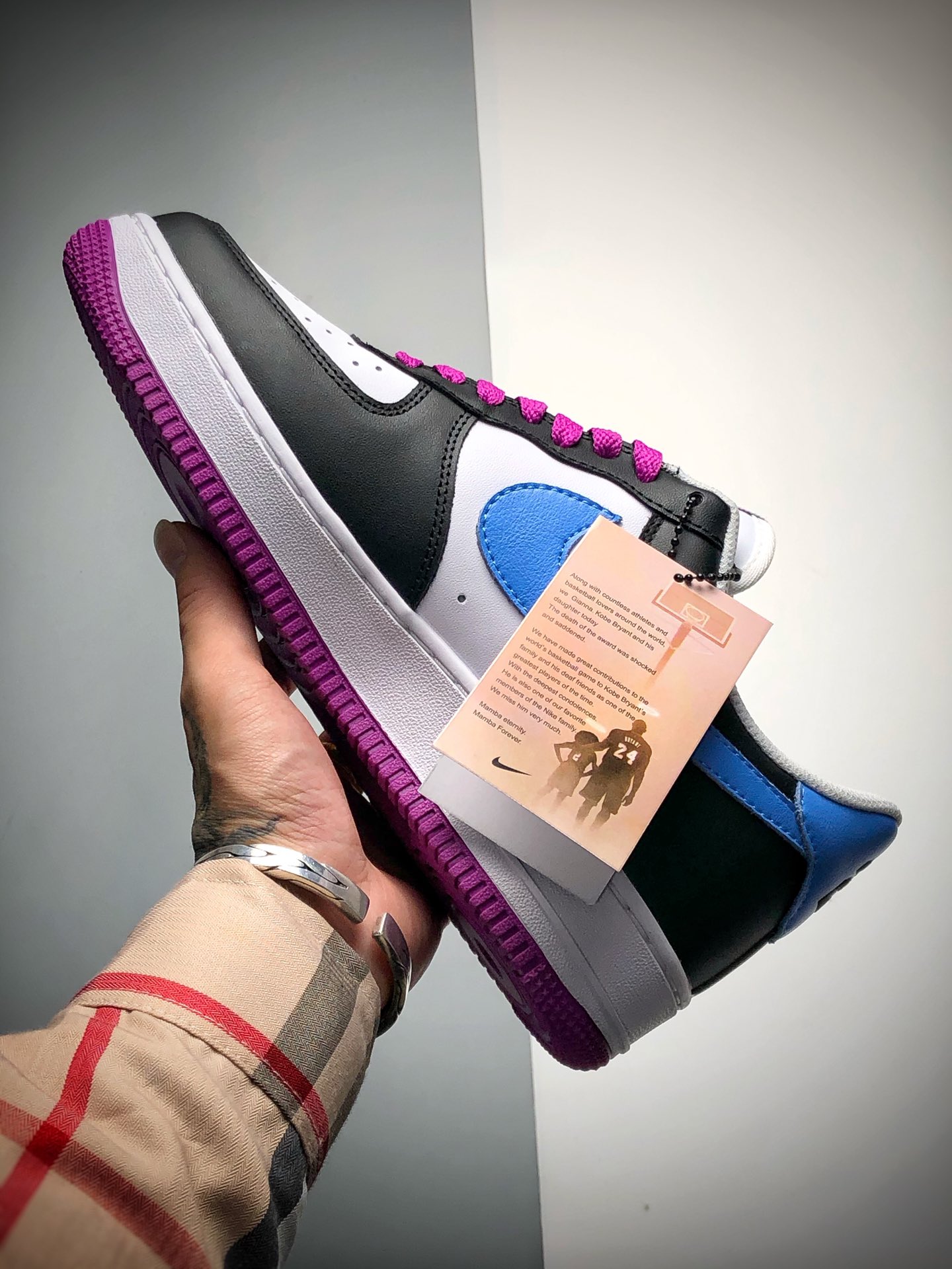 220 Nike Air Force 1 x Kobe 科比纪念版 空军一号低帮运动休闲板鞋 AQ8741-608