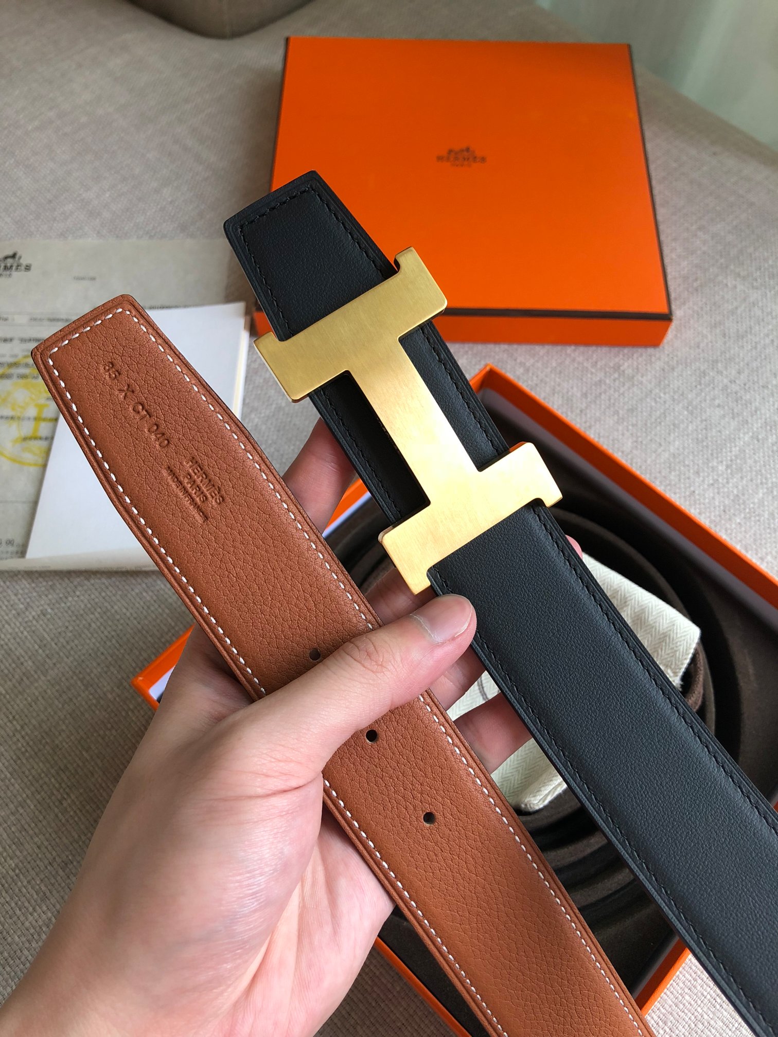 Hermes.爱马仕官网同步宽度38