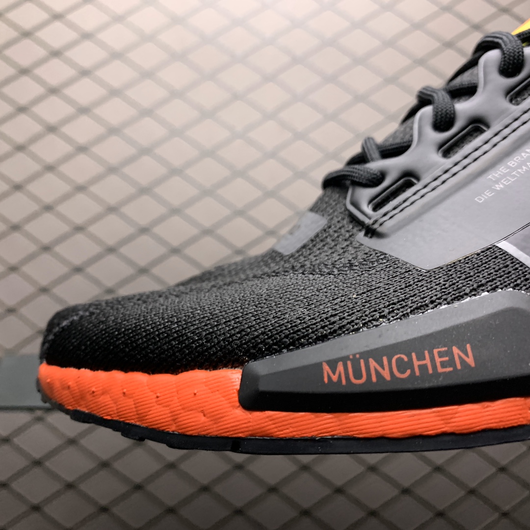 190 Adidas 阿迪达斯 NMD_R1 V2 Boost 爆米花超弹中底 FV1161