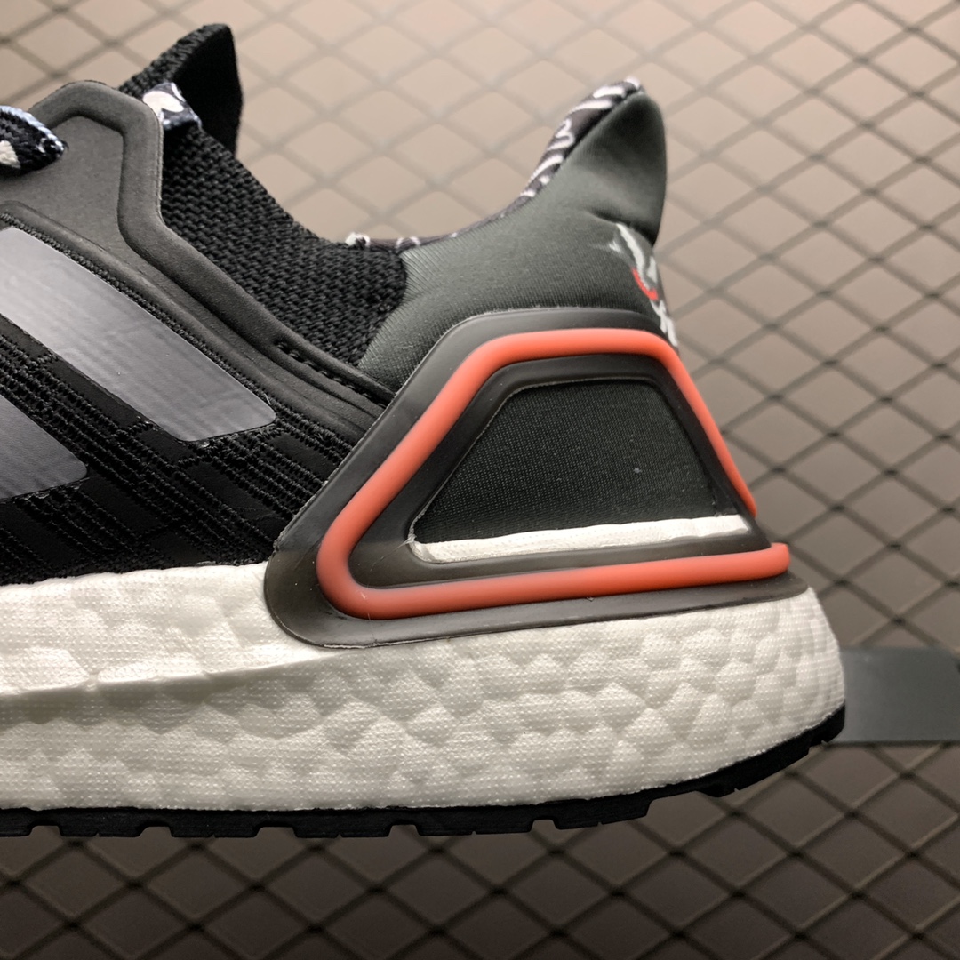 220 Adidas 阿迪达斯 Ultra Boost 20 超弹力爆米花中底休闲跑步鞋 FX8895 超弹力缓震BOOST中底