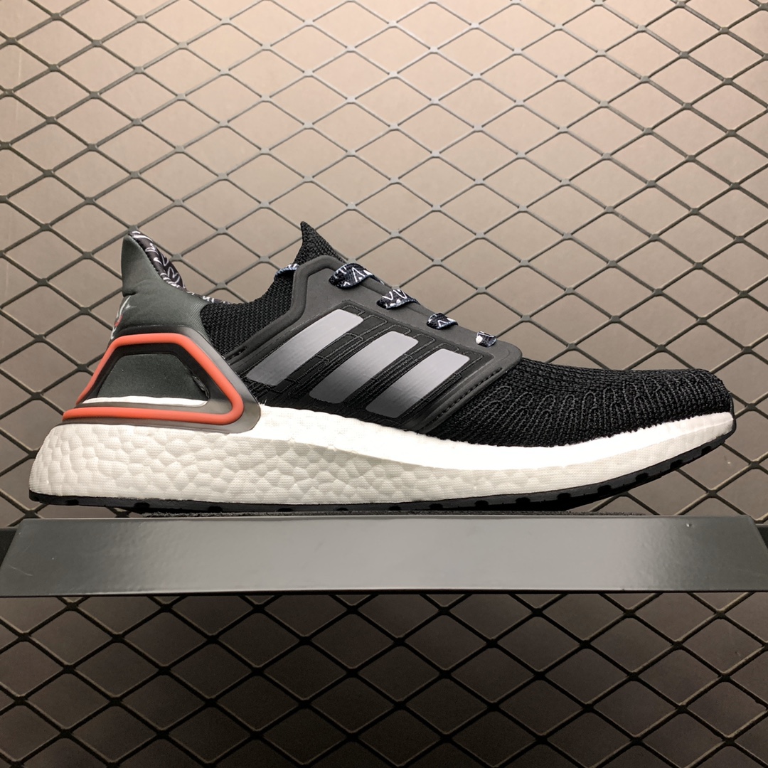 220 Adidas 阿迪达斯 Ultra Boost 20 超弹力爆米花中底休闲跑步鞋 FX8895 超弹力缓震BOOST中底