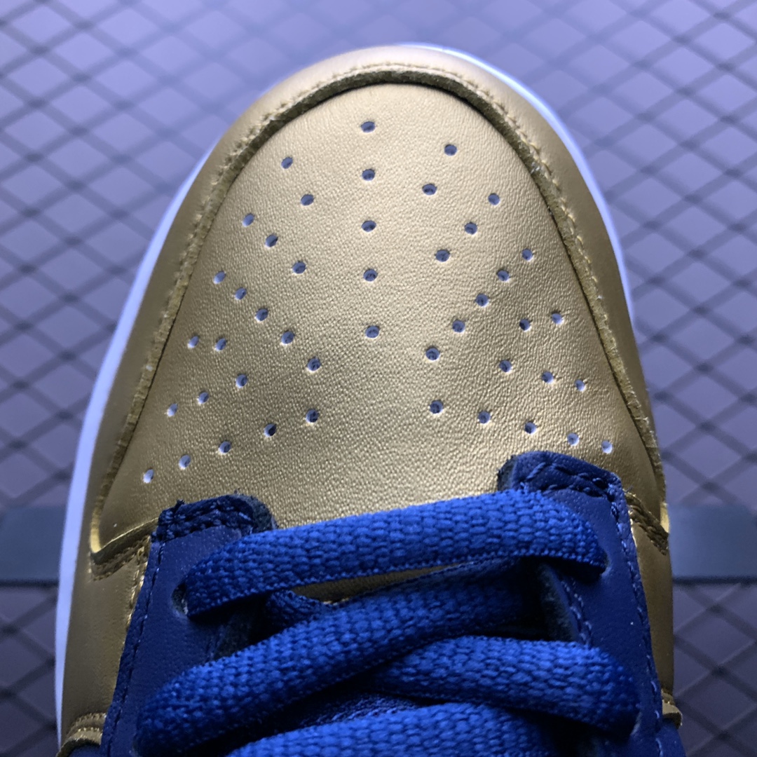 160 Supreme X Nike SB Dunk Low 蓝金配色 CK3480-700