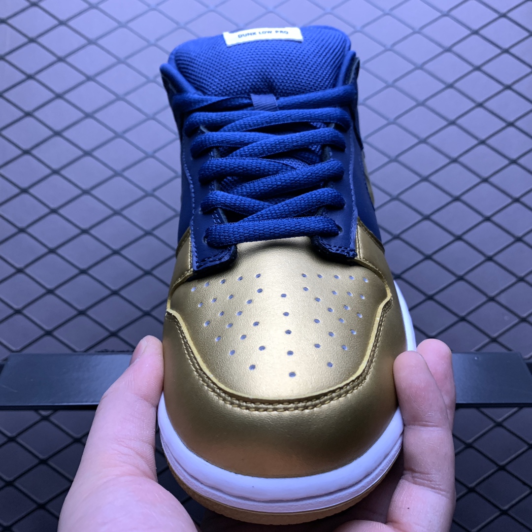160 Supreme X Nike SB Dunk Low 蓝金配色 CK3480-700