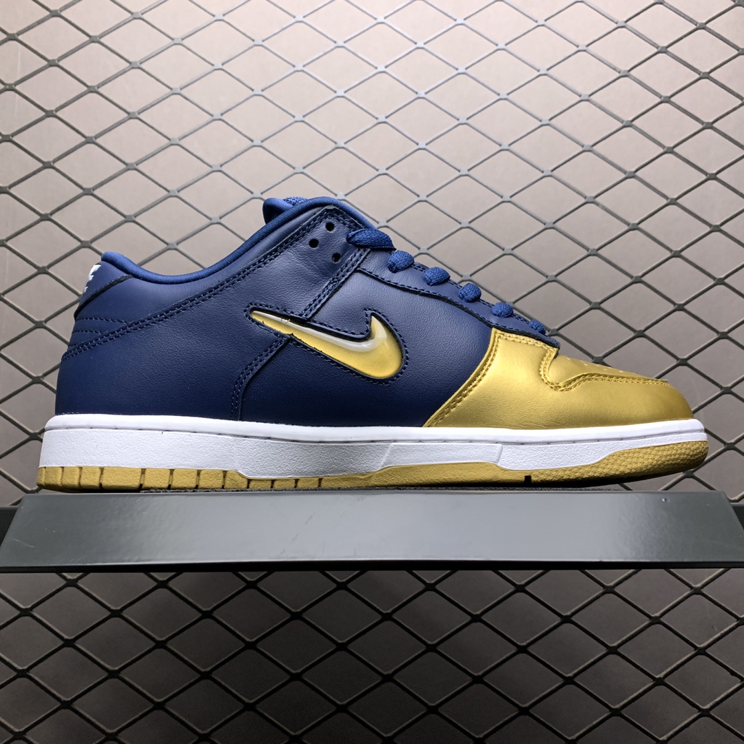 160 Supreme X Nike SB Dunk Low 蓝金配色 CK3480-700