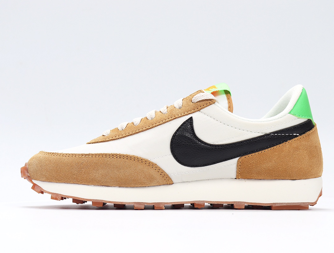 150 Nike Daybreak SP 复古华夫休闲跑步鞋 CK2351-700 白黑 卡其