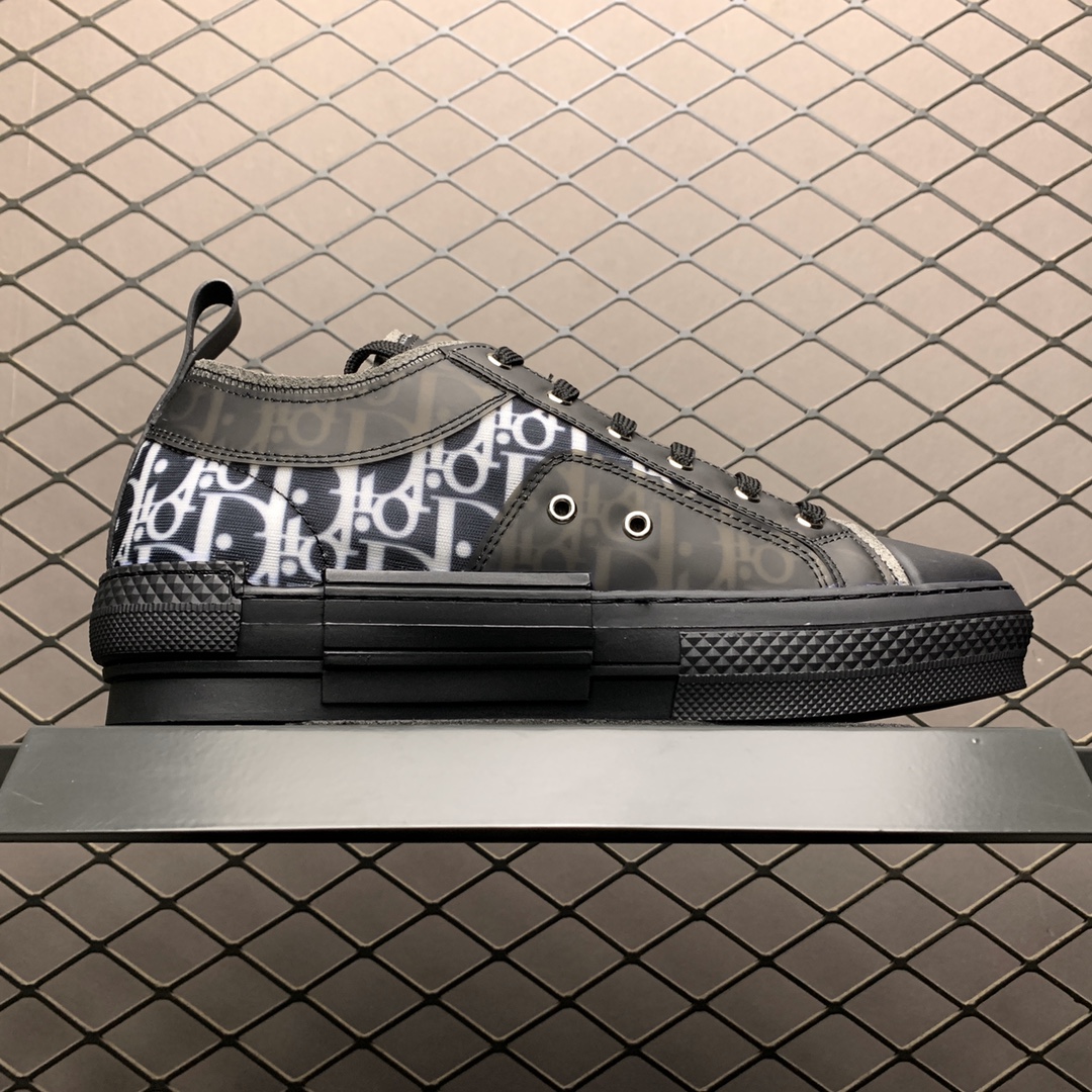 360 最强版本 终端供货 给足优势 Dior B23 Oblique Low Top Sneakers 迪奥“CD重影”全套原装配件