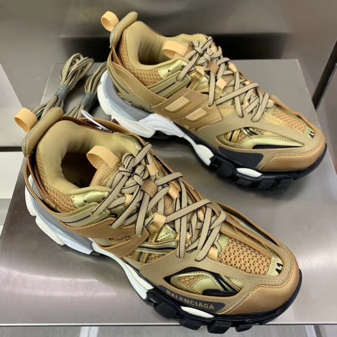 NO:165029,【Balenciaga Track】ss black and white gold couple model 36-45 bm3009-, daddy shoes, balenciaga19860909【 Balenciaga Track】 ss 黑白金  情侣款 36-45 bm3009-,老爹鞋,balenciaga,Women's Shoes