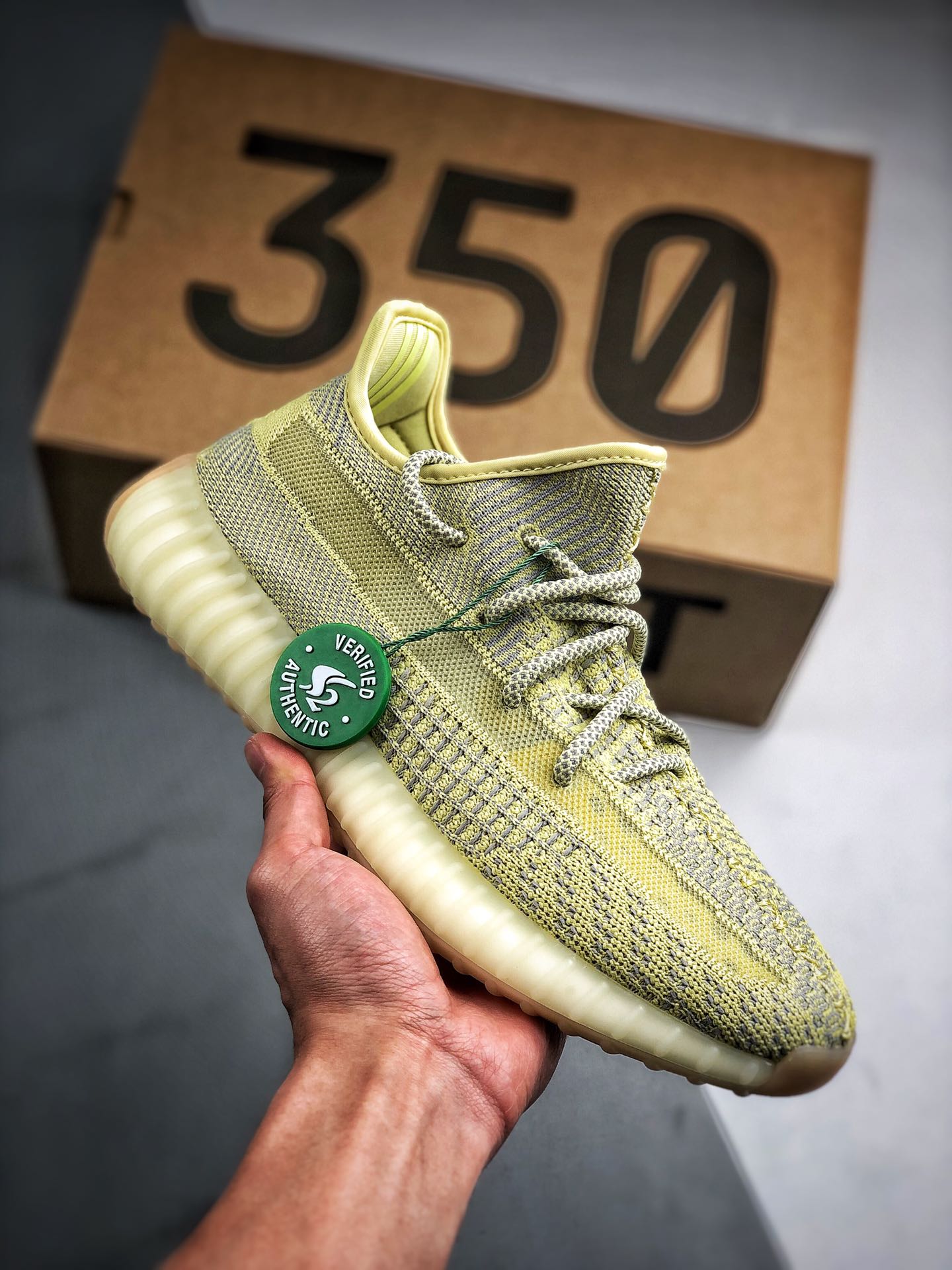 Apoyo contra reembolso, suministro especial del canal S2, versión exclusiva original pura verificable Yeezy 350V2 "Antl…