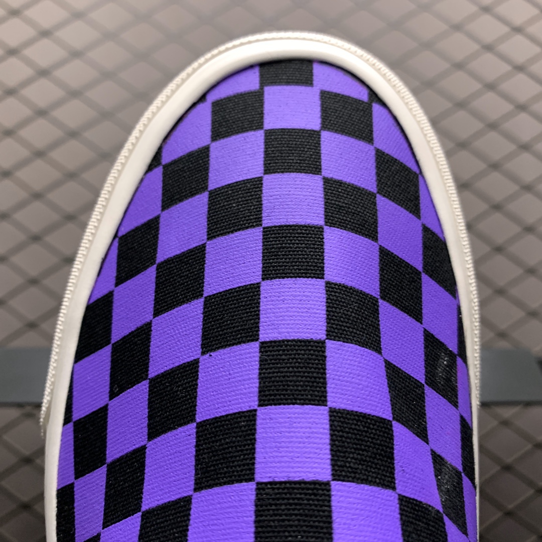 150 Vans 万斯 Slip-On 棋盘格涂鸦 硫化低帮懒人一脚蹬休闲板鞋