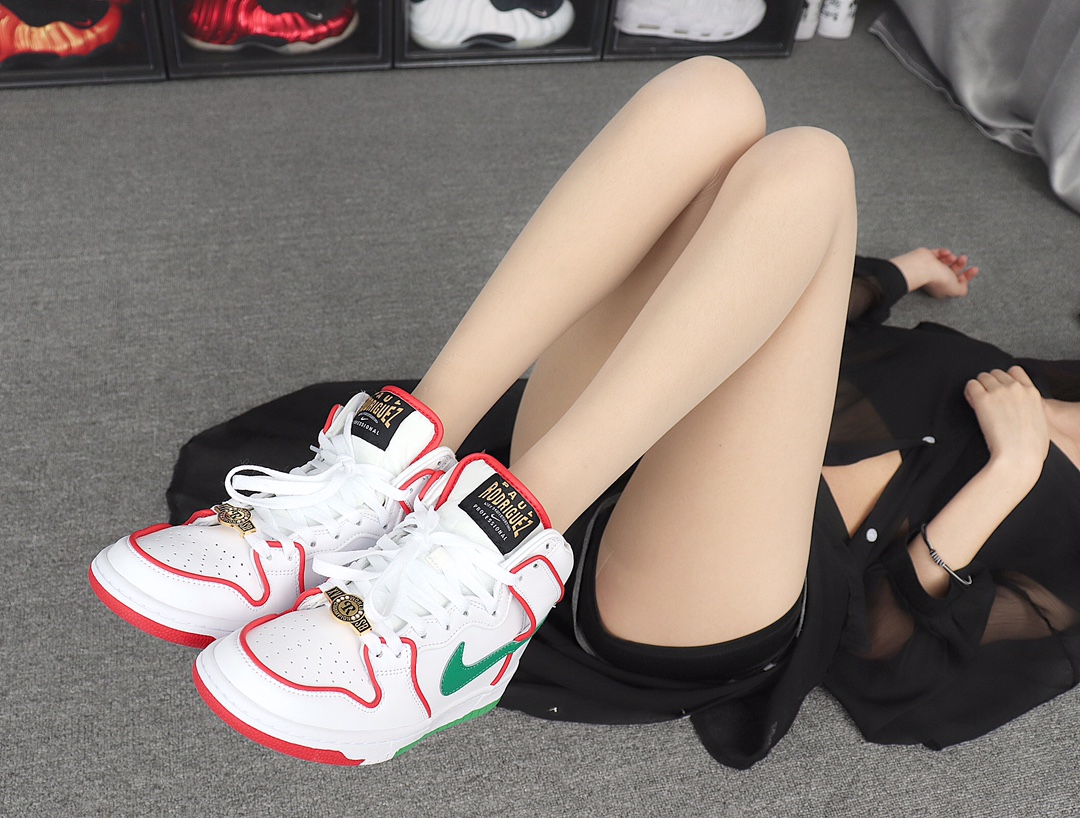 420 Paul Rodriguez x Nike SB Dunk High 滑板鞋高帮 CT6680-100“Mexican boxer”墨西哥拳击手