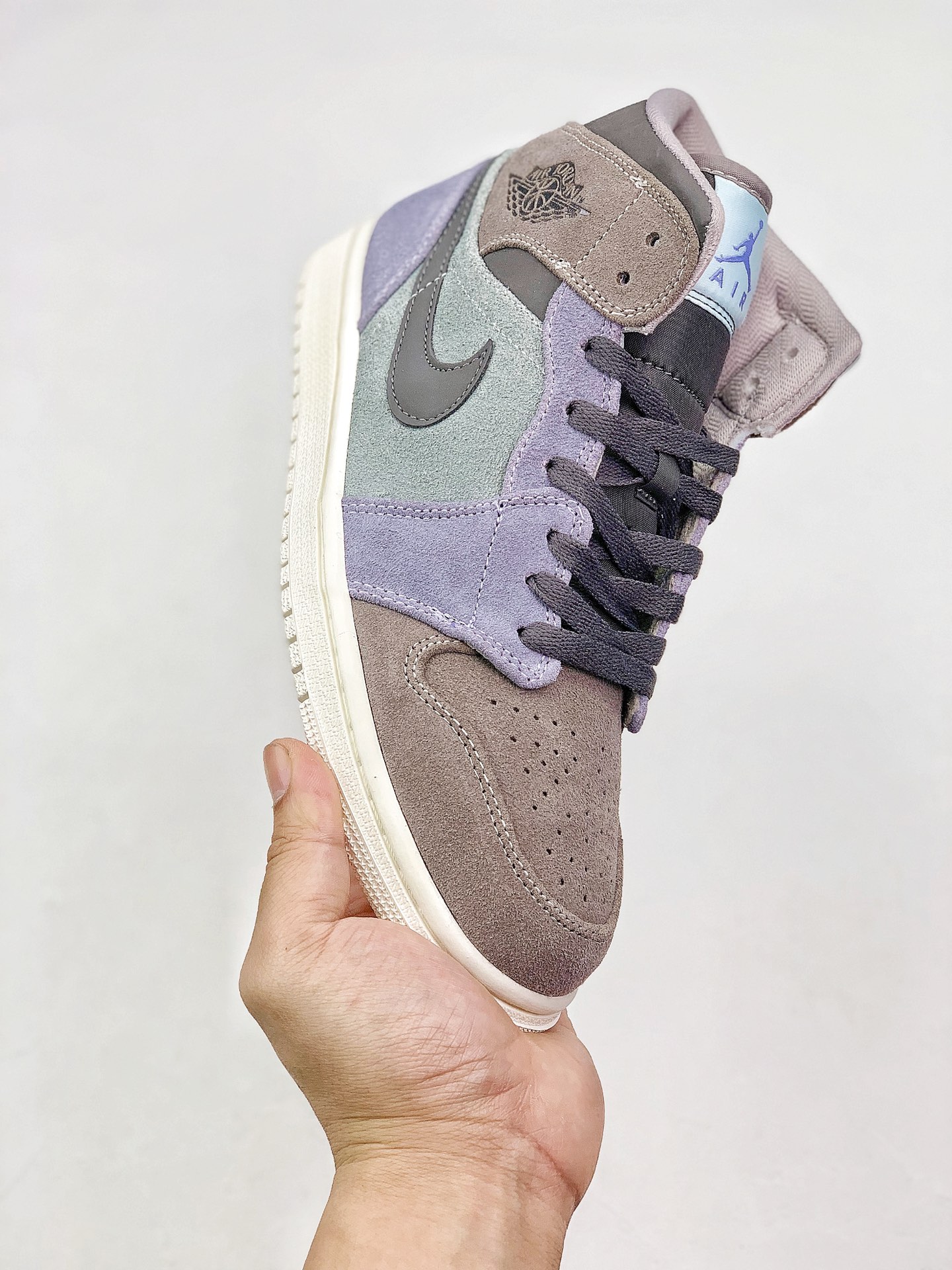 280 Air Jordan 1 Mid AJ1 魔芋紫  852542-203
