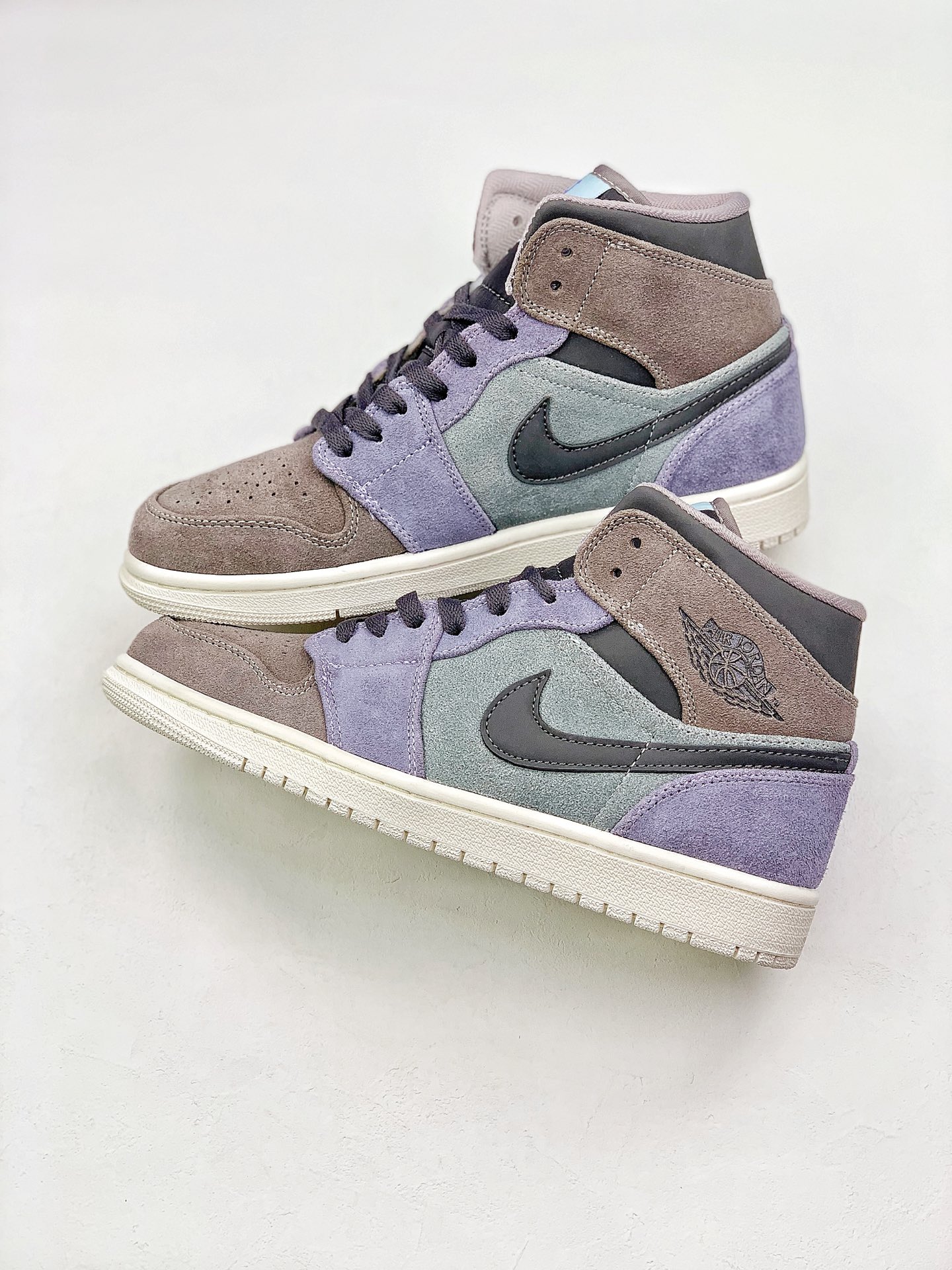 280 Air Jordan 1 Mid AJ1 魔芋紫  852542-203