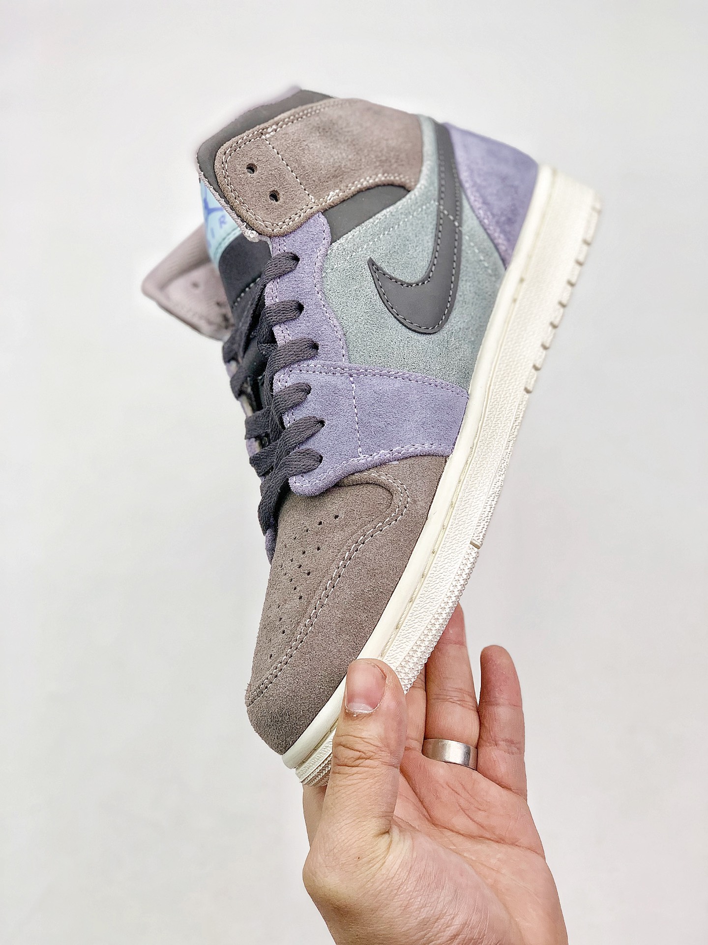 280 Air Jordan 1 Mid AJ1 魔芋紫  852542-203