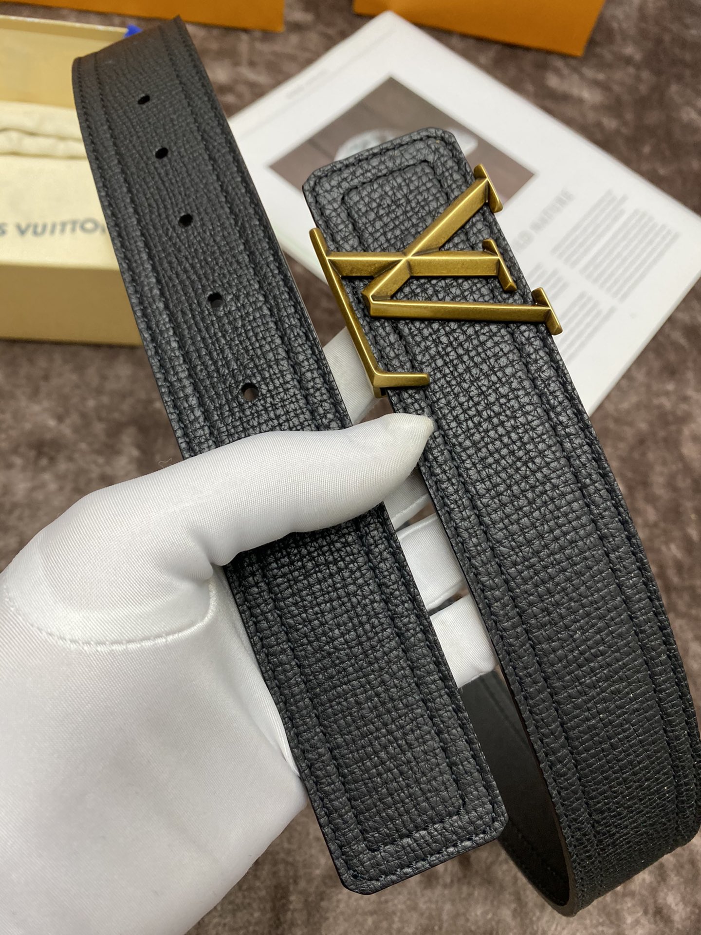 路易威登 Louis Vuitton 奢华工坊高定皮带腰带配饰 #F5CCF3B7 6