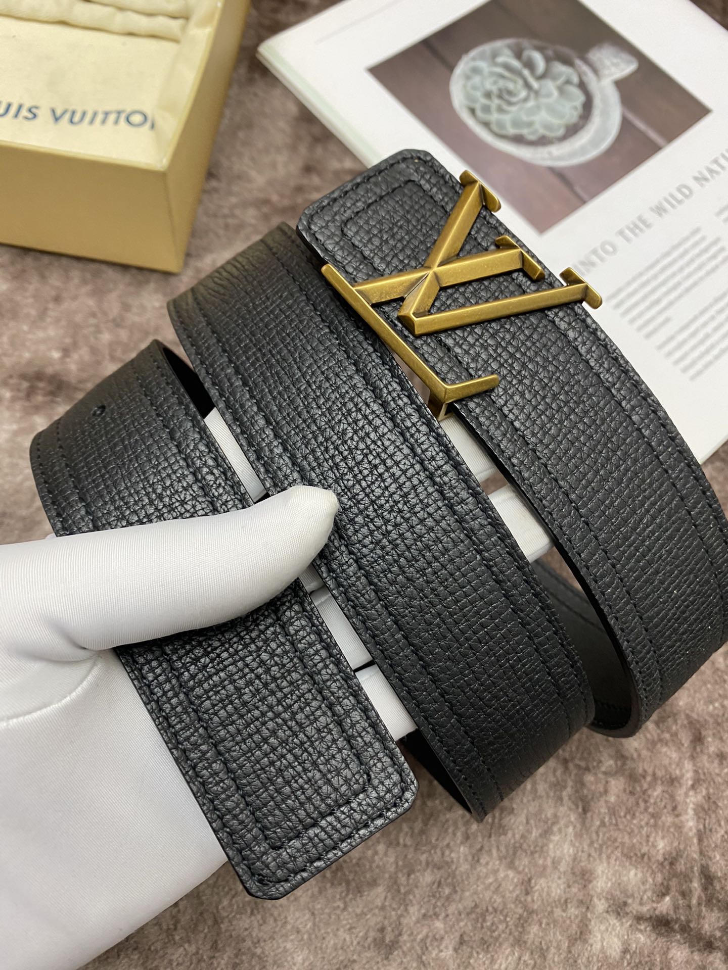 路易威登 Louis Vuitton 奢华工坊高定皮带腰带配饰 #F5CCF3B7 3