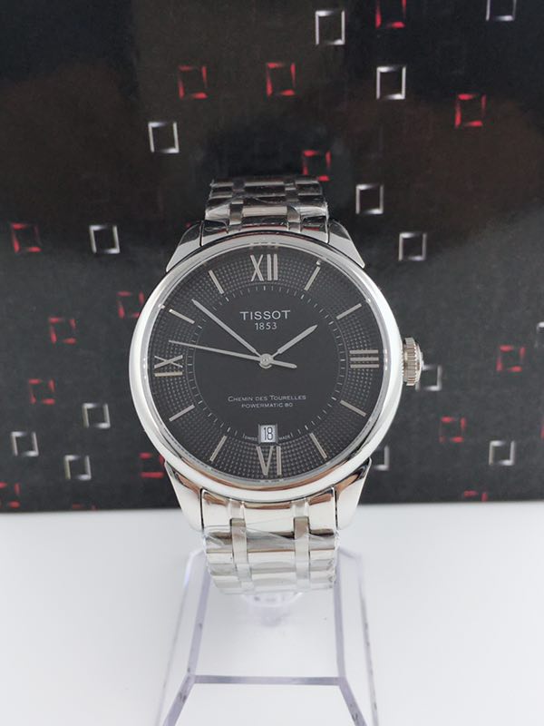 K5  Tissot  天梭 Tissot  杜鲁尔系列 经典T099. 杜鲁尔自动机械表，黄晓明同款 原厂配件进口机械机芯。蓝宝石玻璃，尺寸：42mm*10.89mm