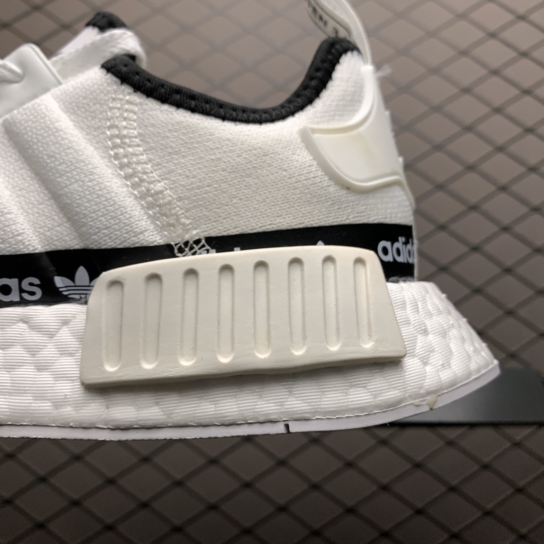 220 Adidas 阿迪达斯 NMD_R1 V2 Boost 爆米花超弹中底 FV7309 针织鞋面 休闲跑步鞋