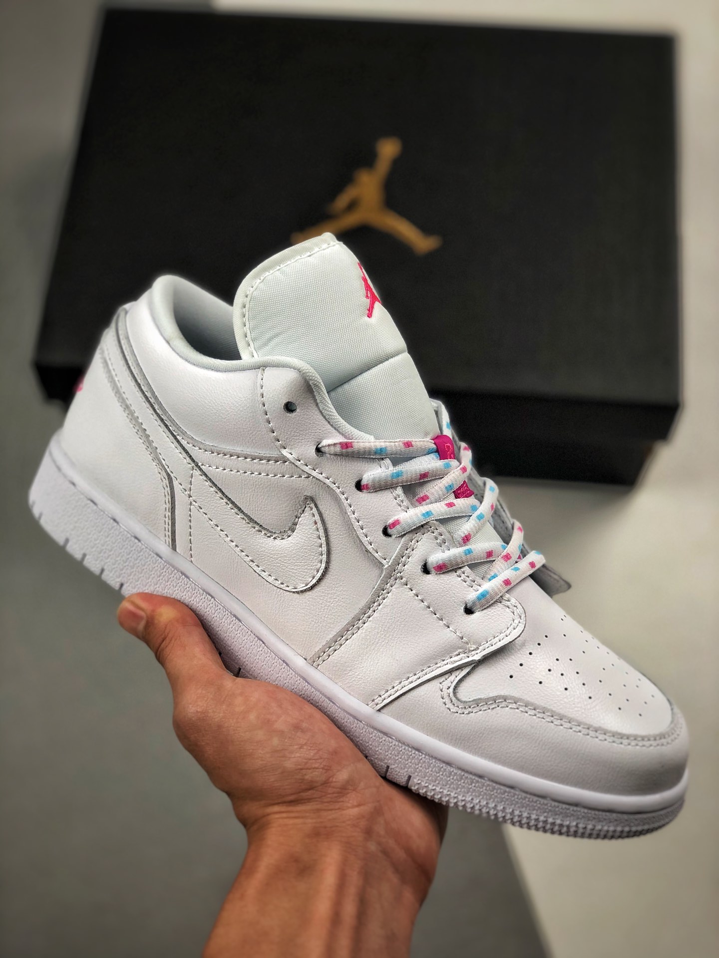 Soporte contra reembolso Air Jordan 1 Low Candy. Zapatos originales de la empresa comprados y re-desarrollado…