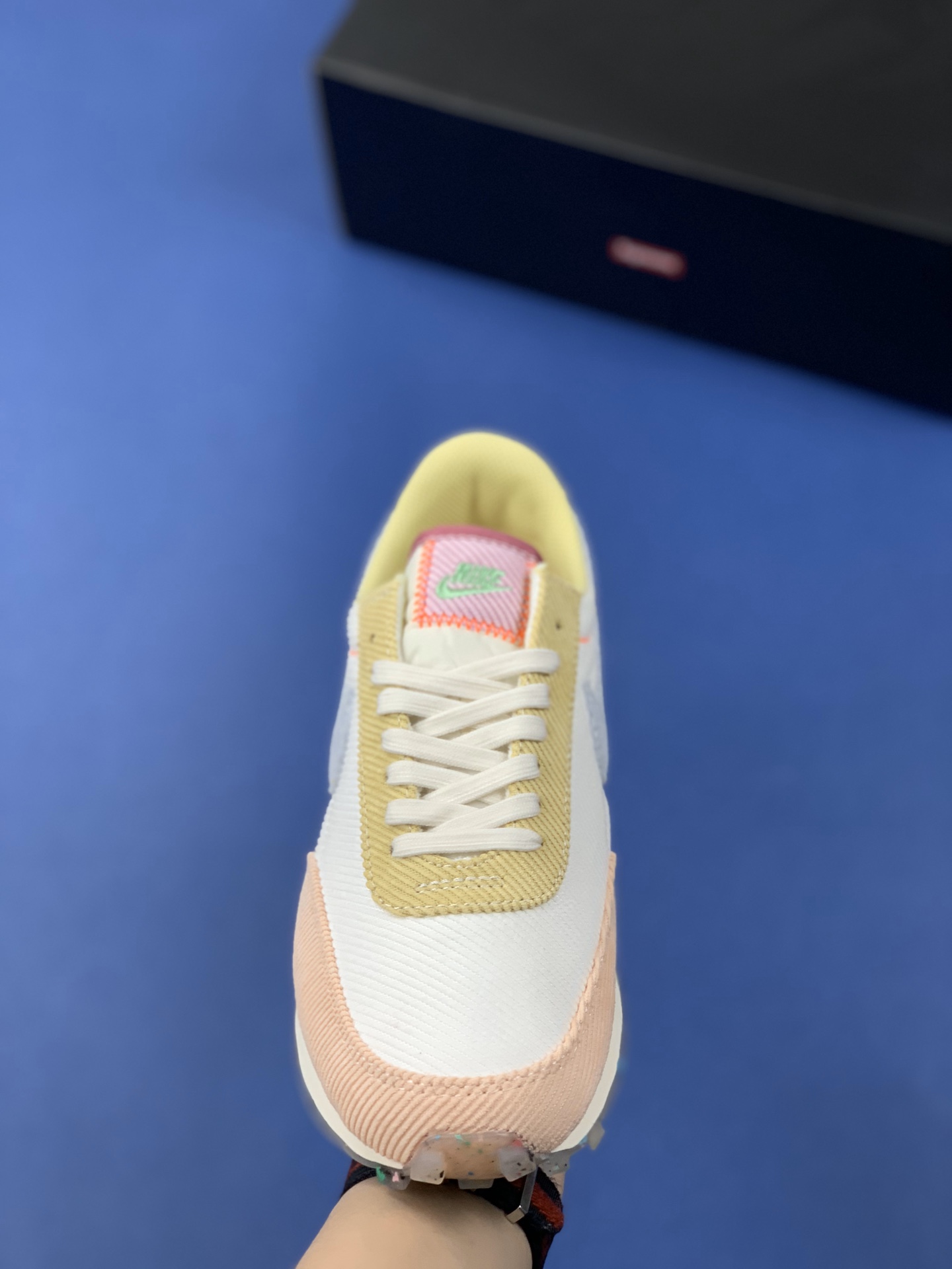 110 公司级  耐克 Nike Wmns Daybreak SP” Summit White/Pale Ivory”OG“马卡龙 破晓系列”华夫复古休闲运动慢跑鞋 DA1471-148