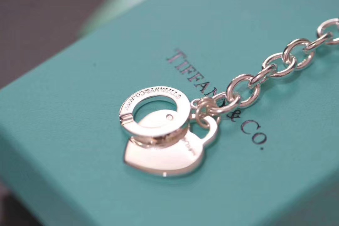 Tiffany & Co. Tiffany&Co. Heart Tag吊饰针扣粗手链