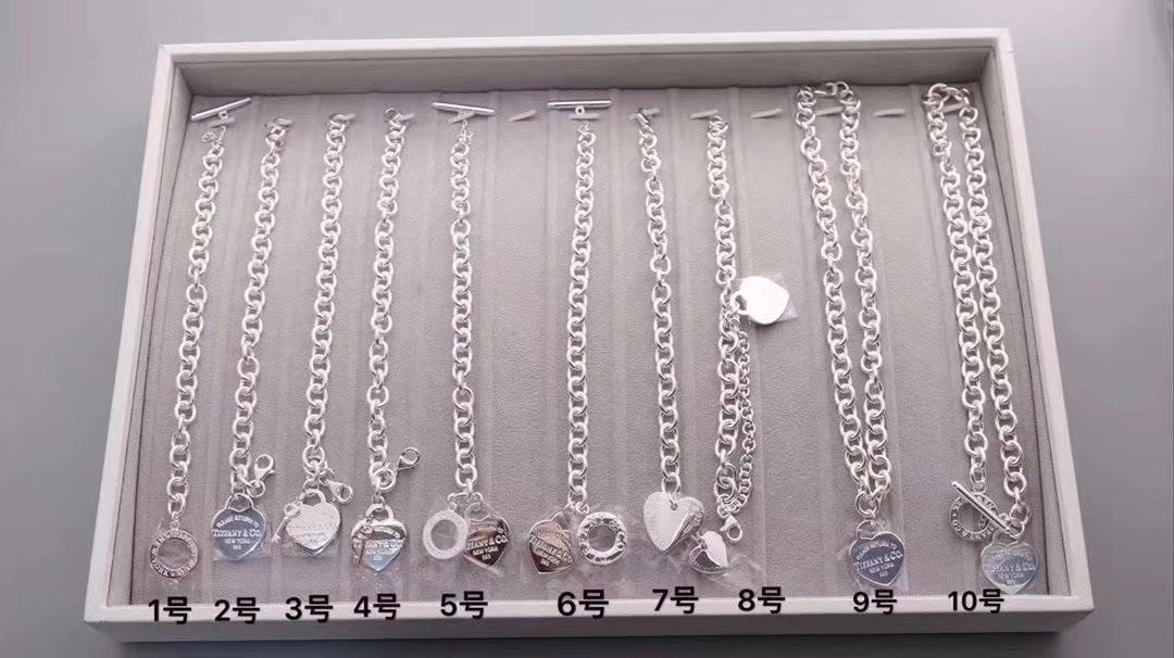 Tiffany & Co. Tiffany&Co. Heart Tag吊饰针扣粗手链