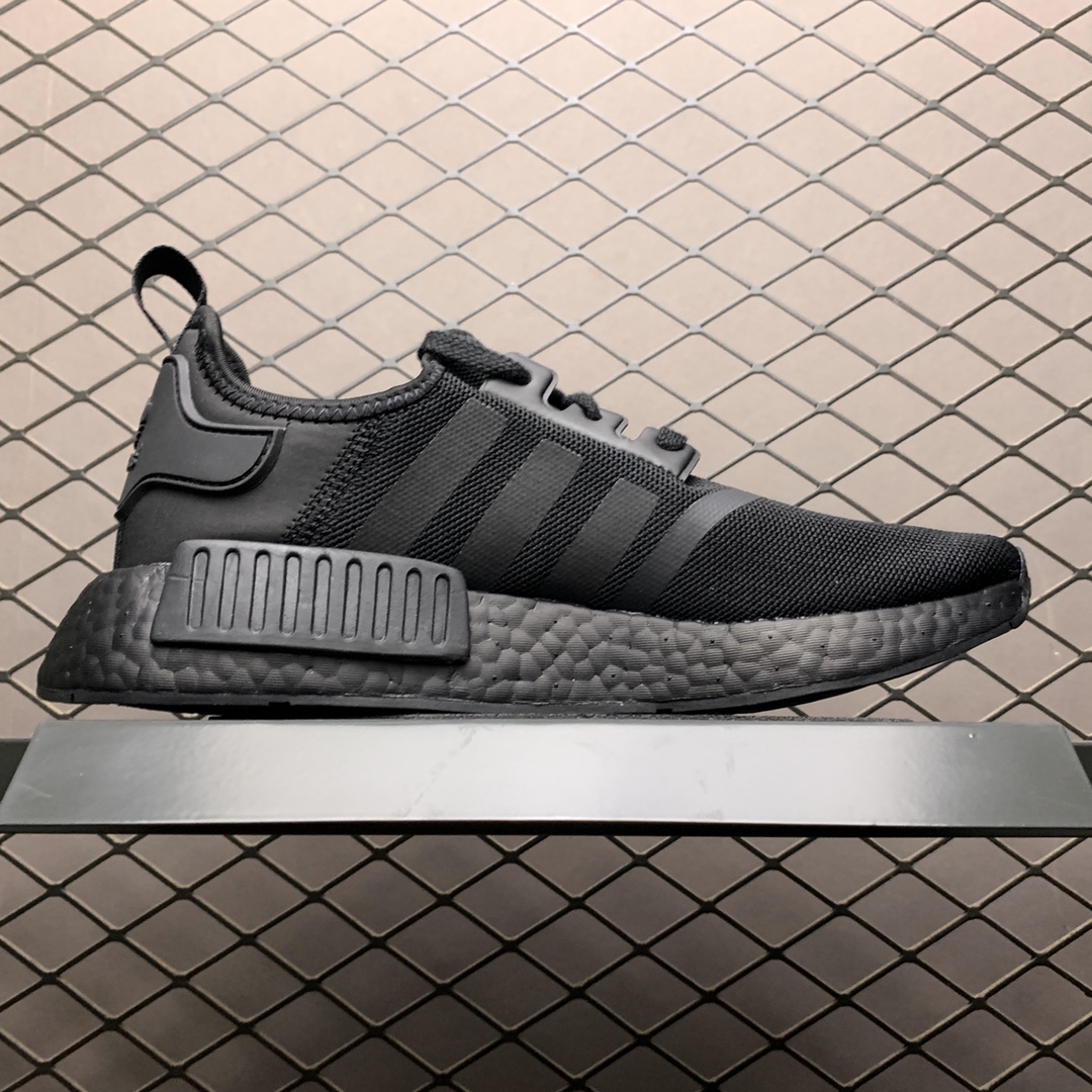 220 Adidas 阿迪达斯 NMD_R1 V2 Boost 爆米花超弹中底 FV9015 针织网面休闲跑步鞋