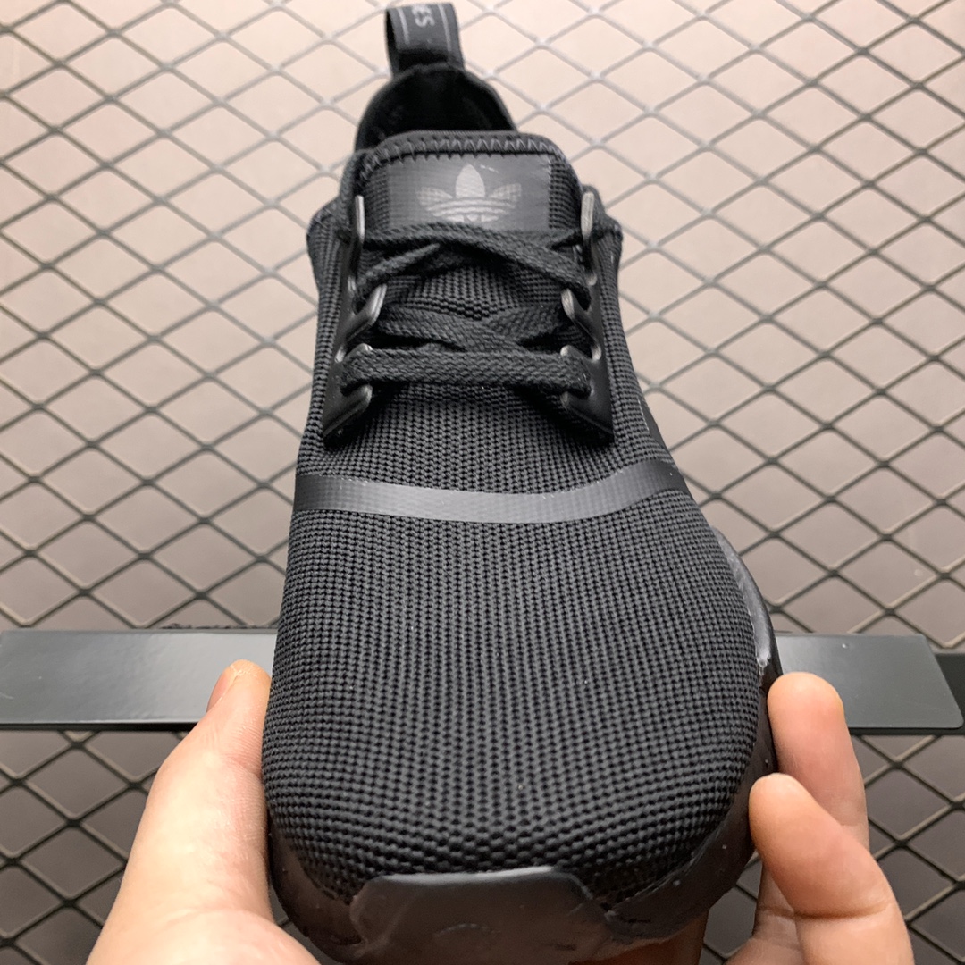 220 Adidas 阿迪达斯 NMD_R1 V2 Boost 爆米花超弹中底 FV9015 针织网面休闲跑步鞋