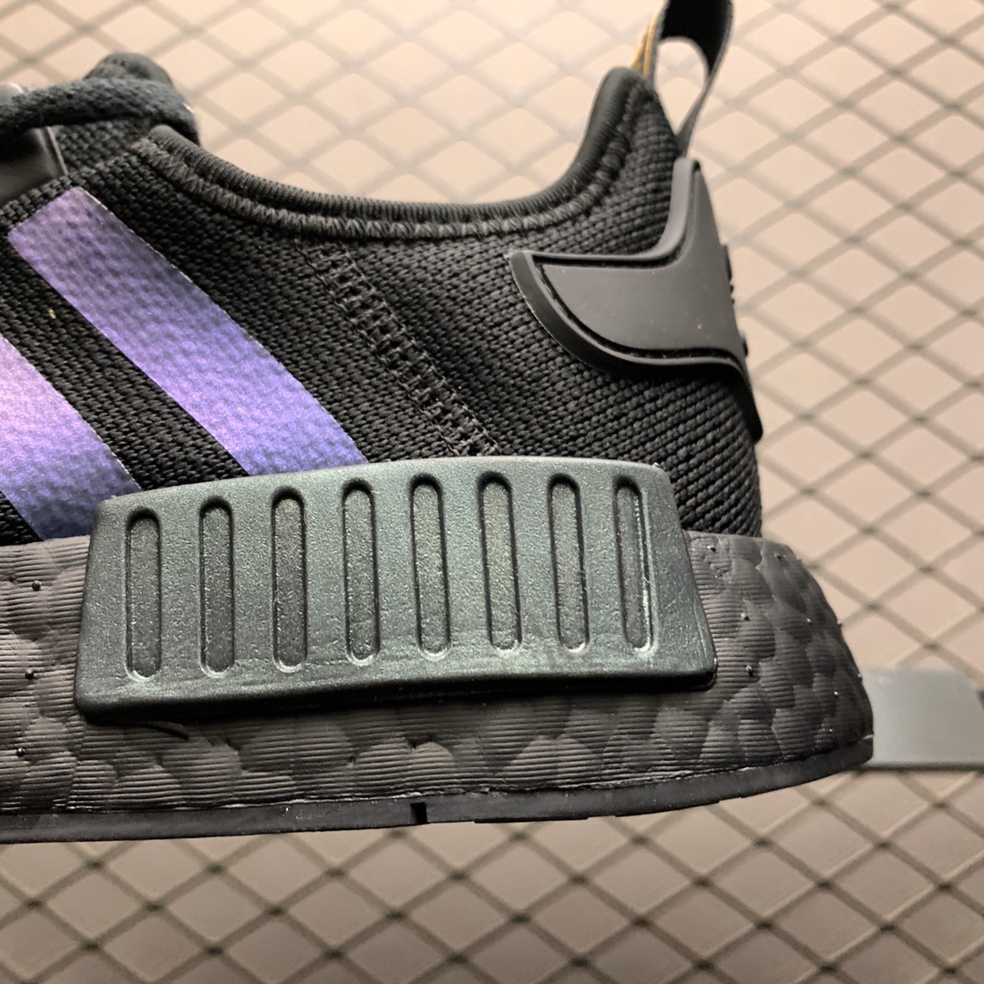 220 Adidas 阿迪达斯 NMD_R1 V2 Boost 爆米花超弹中底 FV8025 针织网面休闲跑步鞋