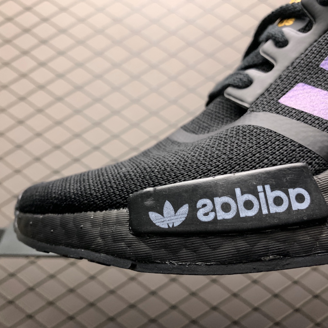 220 Adidas 阿迪达斯 NMD_R1 V2 Boost 爆米花超弹中底 FV8025 针织网面休闲跑步鞋