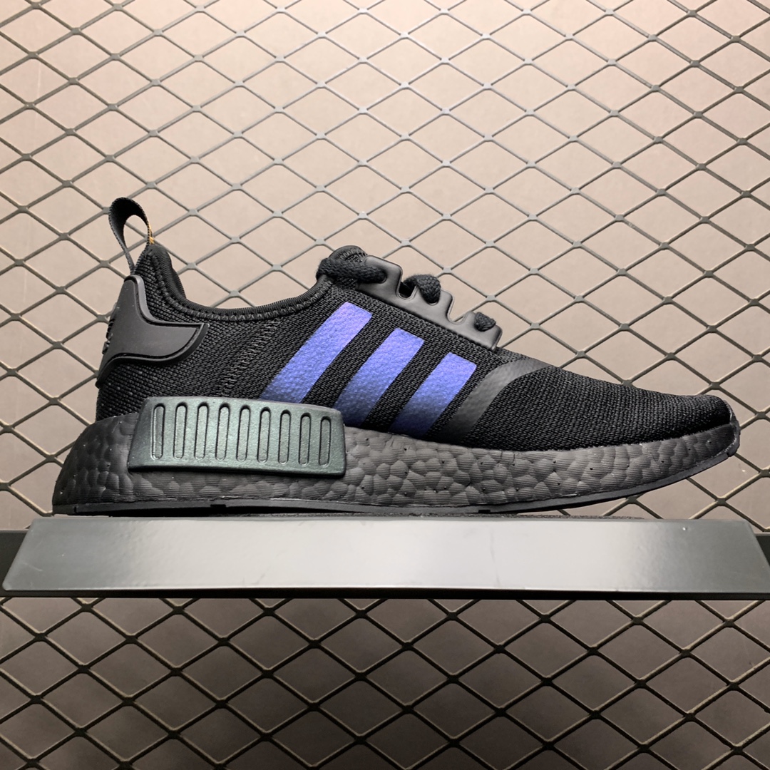 220 Adidas 阿迪达斯 NMD_R1 V2 Boost 爆米花超弹中底 FV8025 针织网面休闲跑步鞋