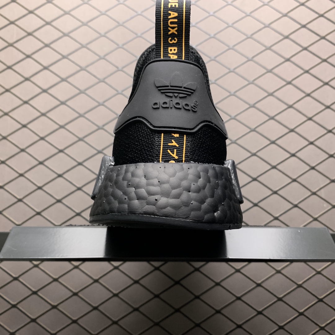 220 Adidas 阿迪达斯 NMD_R1 V2 Boost 爆米花超弹中底 FV8025 针织网面休闲跑步鞋