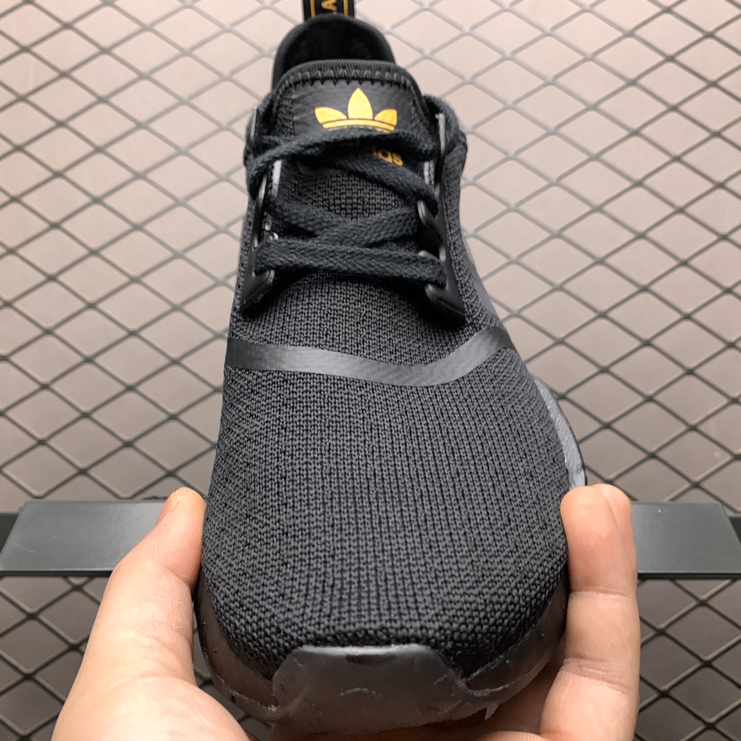 220 Adidas 阿迪达斯 NMD_R1 V2 Boost 爆米花超弹中底 FV8025 针织网面休闲跑步鞋