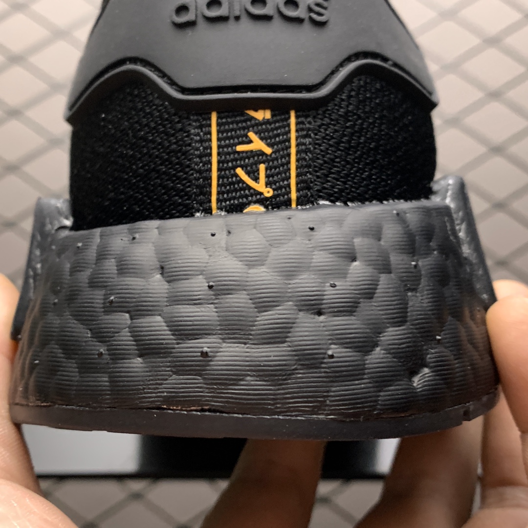 220 Adidas 阿迪达斯 NMD_R1 V2 Boost 爆米花超弹中底 FV8025 针织网面休闲跑步鞋
