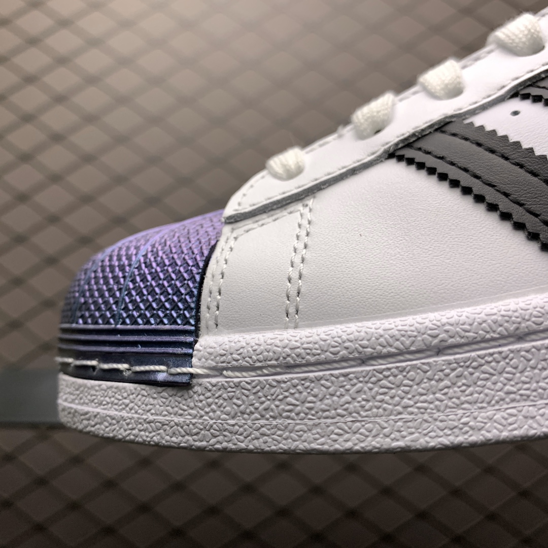 190 Adidas 阿迪达斯 Superstar 贝壳头休闲运动休闲板鞋 FW6387