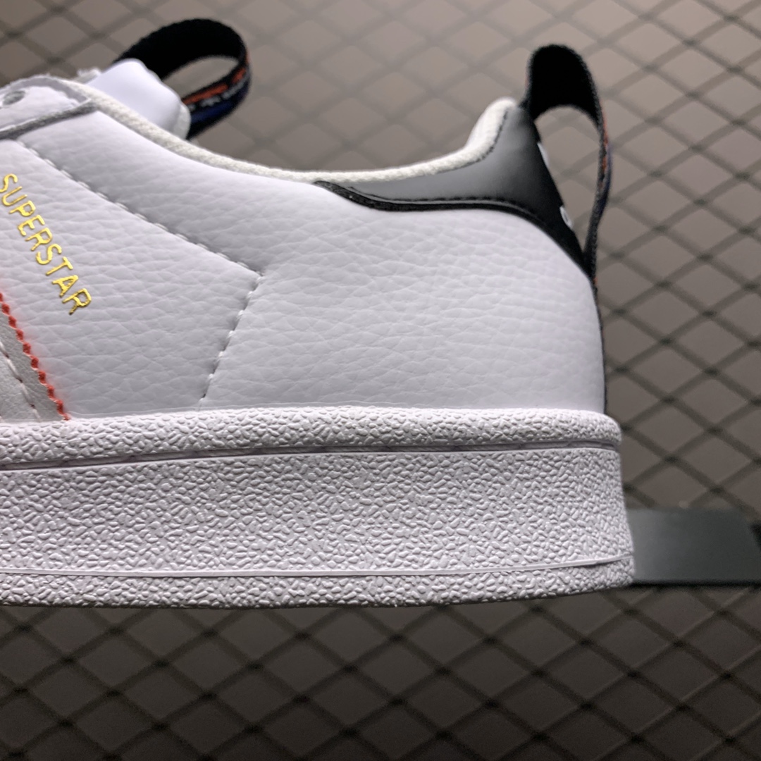 190 Adidas 阿迪达斯 Superstar 贝壳头休闲运动休闲板鞋 FW6775
