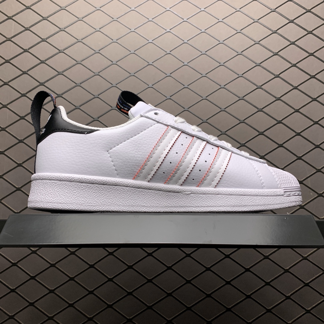 190 Adidas 阿迪达斯 Superstar 贝壳头休闲运动休闲板鞋 FW6775