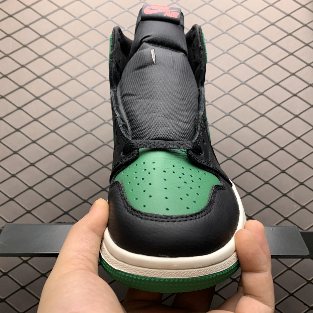 280 性价比版本 Air Jordan 1 High AJ1乔1 反转黑红 头层皮打造 555088-030 文化篮球鞋