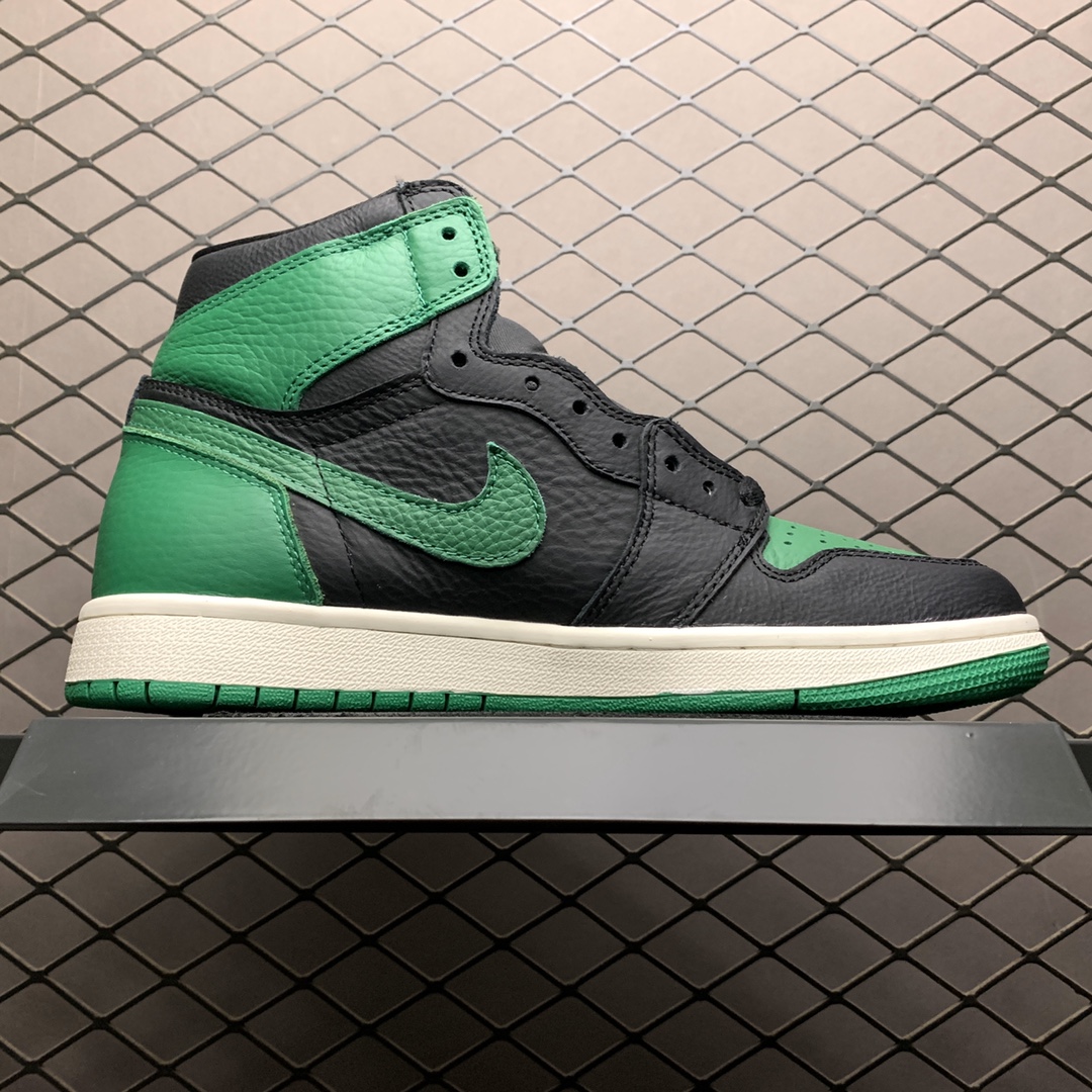 280 性价比版本 Air Jordan 1 High AJ1乔1 反转黑红 头层皮打造 555088-030 文化篮球鞋